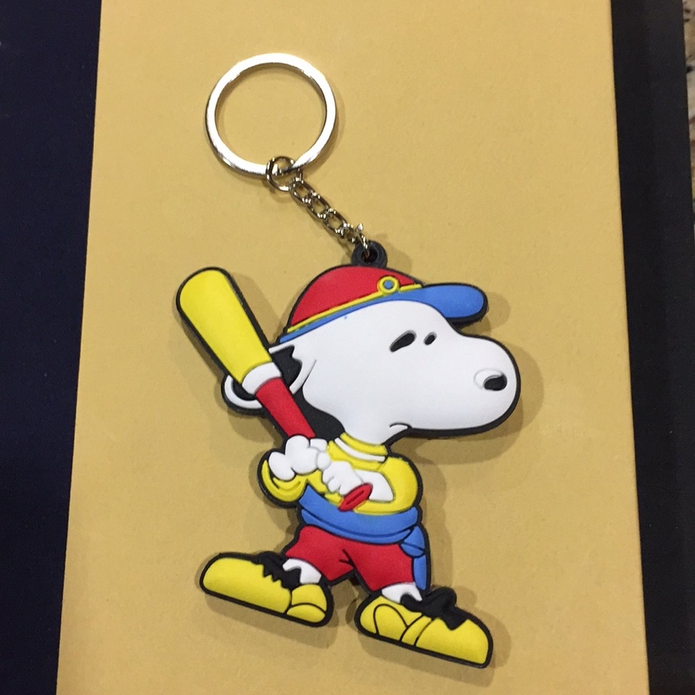 Snoopy PVC Silicone Anime Keychain/New
